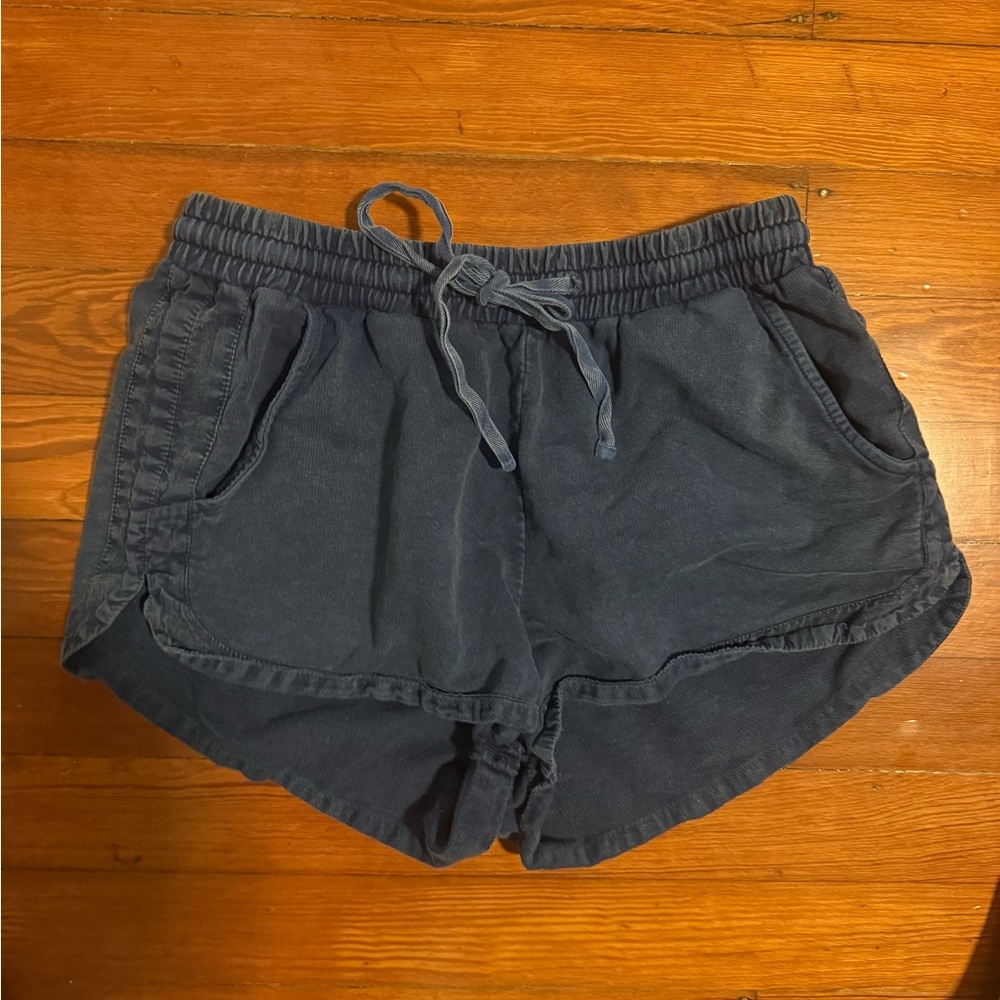 L*Space Black Athletic Shorts with Elastic Waistband